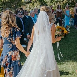 Pearl and Sequin Mid length veil